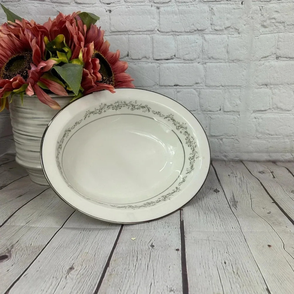 vintage noritake ivory china parkridge oval vegetable serving bowl